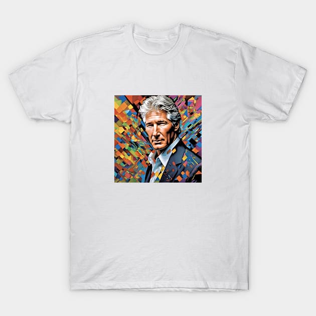 colorful image with Richard Gere T-Shirt by bogfl